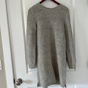 Madewell Sweater dress with button back